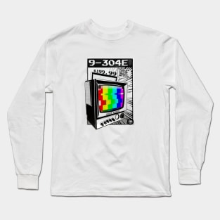 Classic Vintage Black and White Radio Long Sleeve T-Shirt